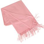 艾丝雅兰 A-D3029优选纯色大围巾粉色70*180