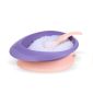 婴侍卫（BBG） 多功能零食碗吸盘碗飞碟吸盘碗套装蓝/紫/白颜色随机BW-606