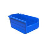 力王 货架物料盒3215 300*200*150 蓝色