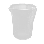 冰禹 BYS-273 塑料量杯刻度杯烧杯 加厚带把 实验室器皿 500mL
