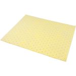 海斯迪克 应急工业吸油棉（100片) 应急吸油垫 黄色40cm*50cm*4mm