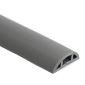 冰禹 BJ305 PVC阻燃地线槽 弧形室内穿线槽 1米价 3厘米宽-灰色-软线槽