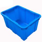 冰禹 BJ412 蓝色加厚塑料水箱 614水箱670*490*375mm（有盖）