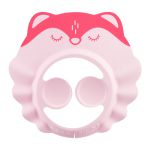 婴侍卫（BBG） 儿童防水护耳可调节洗浴帽洗发帽 黄/粉 颜色随机 JC2160