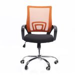 洛港 桔色办公家具办公椅椅子会议椅工作椅职员椅转动座椅现货 470*430*980