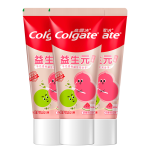 高露洁（Colgate）益生元益生菌儿童牙膏西瓜味6-12岁70g*3 科学含氟防蛀修护