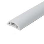 海斯迪克 gnxy-97 PVC阻燃地线槽 防踩明装软线槽 1米价 5cm宽 白色