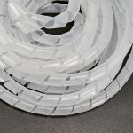 海斯迪克 gnxy-137 PE保护套包线管绕线管 白色25mm*2.2m*5根