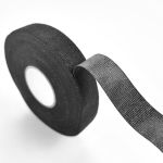海斯迪克 gnxy-509电工手撕耐磨防静电胶带 黑色绒布胶带19mm*25m（1卷）