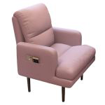洛港 粉色科技布-CL标准款舒服久坐沙发椅书房办公可躺舒适座椅 540*700*930
