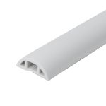 海斯迪克 gnxy-97 PVC阻燃地线槽 防踩明装软线槽 1米价 3cm宽 白色