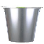 海斯迪克 gnxy-242 圆形白铁皮桶 大号镀锌桶储水桶 12L