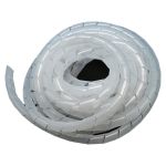 海斯迪克 HKW-303 缠绕管  PE塑料保护套  6MM（白色）15米