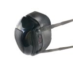 海斯迪克 HKsq-230 电动防护口罩可充电 四层过滤 全黑铝网带2片滤芯
