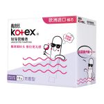 高洁丝（Kotex）导管式卫生棉条18支装顺滑易推游泳卫生巾普通流量型