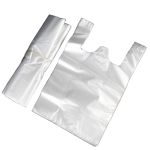 赫思迪格  JG-1128加厚白色塑料袋背心手提袋26*42cm200只(中号)