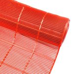赫思迪格 HSJZ-1566 内六角隔水垫 防滑垫PVC耐磨型地垫 红色1.2m宽×15m整卷