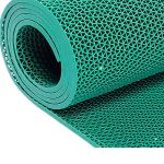 赫思迪格 PVC防滑镂空垫地毯 绿1.2米*1米5.5mm厚 HSJZ-1563