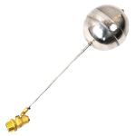 赫思迪格  HGJ-426 不锈钢球黄铜浮球阀 水位控制阀控制器 黄铜体DN40 1.5寸