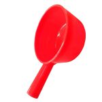 赫思迪格 HGJ-449 家用多功能红色水瓢 塑料加厚水勺 大号200*105mm