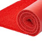 赫思迪格 HSJZ-1564 地垫门垫塑料丝圈地毯 红1.8米*15mm*1米