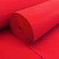 赫思迪格 一次性迎宾地毯 2mm厚*3.0m宽*10m*红色 HSJZ-1568