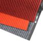 赫思迪格 HSJZ-1560 PVC复合底双条纹地毯 大红0.9米*1米