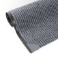 赫思迪格  HSJZ-1560 PVC复合底双条纹地毯 烟灰0.9米*1米