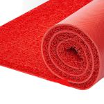 赫思迪格  HSJZ-1564 地垫门垫塑料丝圈地毯 红1.2米*9mm*1米