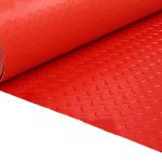 赫思迪格  HSJZ-1561 防水防滑PVC塑胶地垫 红色人字1.2米宽*1米单价