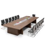 红心 会议桌长条桌现代板式办公桌简约会议室培训桌6000*2000*750mm