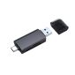 大迈（DM）CR023 USB/Type-C/lightning三合一接口读卡器 支持TF/SD卡 安卓苹果手机电脑相机通用