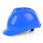 得力（deli）防砸抗冲击安全帽 蓝色-技术人员应急常备 DL525012