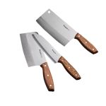 拜格（BAYCO） 菜刀三件套 不锈钢刀具套装菜刀斩骨刀水果刀家用厨具组合BD3453
