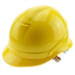 海华 高强度ABS工程安全帽 一指键式调节 HH-I 黄色 (顶)