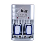 雷摄（LEISE）LS-802多功能充电套装(配2节280毫安9V充电电池+四槽多功能充电器）适用：万用表/玩具遥控器