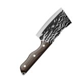 拜格（BAYCO） 不锈钢批复木纹柄锤纹鱼刀BD3197