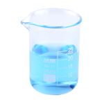 冰禹 玻璃烧杯 玻璃量杯 刻度杯 高硼硅耐高温 小学科学实验室烧杯 100ml（2个/包）bg-15