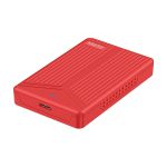 杰储（GCHUL）T1000 2.5英寸 移动硬盘  竖纹红色 Type-c3.1 4T