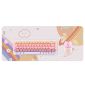 镭拓（Rantopad）RF68蓝牙无线键盘鼠标套装双模便携仿古圆点键盘粉色