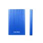 杰储（GCHUL）T1000 USB3.0 2.5英寸 移动硬盘  磨砂蓝色 1T