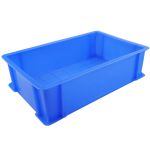 箱大王 Xlj-04 加厚塑料周转箱 零件盒螺丝收纳盒 7#蓝300*200*87mm