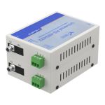 慧谷 光纤MODEM RS485工业控制光猫 485光纤收发器光电转换器 1路双向RS485光端机 HG800-811-485 一对