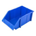 箱大王 Xlj-08 加厚组立式物料盒 斜口收纳盒零件盒 五金元件盒 蓝色160*100*70