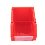 箱大王 Xlj-08 加厚组立式物料盒 斜口收纳盒零件盒 五金元件盒 红色160*100*70