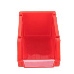 箱大王 Xlj-08 加厚组立式物料盒 斜口收纳盒零件盒 五金元件盒 红色450*300*180