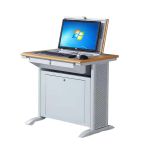 威斯敦   翻转电脑桌多媒体教室机房隐藏式显示器办公培训桌单人位  BG022     800*600*750
