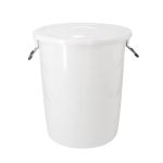 箱大王 Xlj-02 大号加厚塑料圆桶 圆形收纳桶 酒店厨房大容量水桶 白色无盖280L