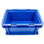 箱大王 Xlj-13 加厚塑料带盖运输物流箱 工具收纳箱零件箱 E箱-无盖蓝色