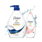 多芬（Dove） 沐浴乳深层营润+弹润水嫩1000g+300g留香润肤沐浴液